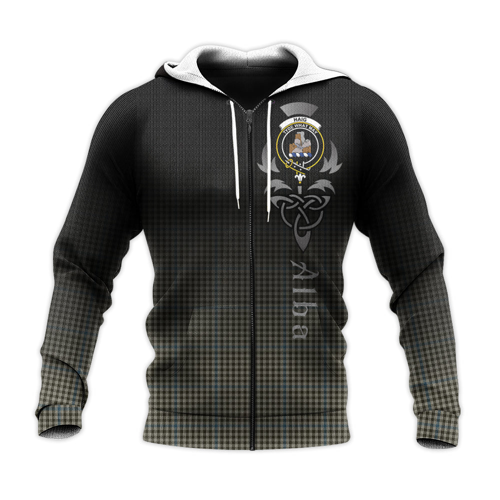 Printivon Haig Tartan Crest Alba Celtic Hoodie