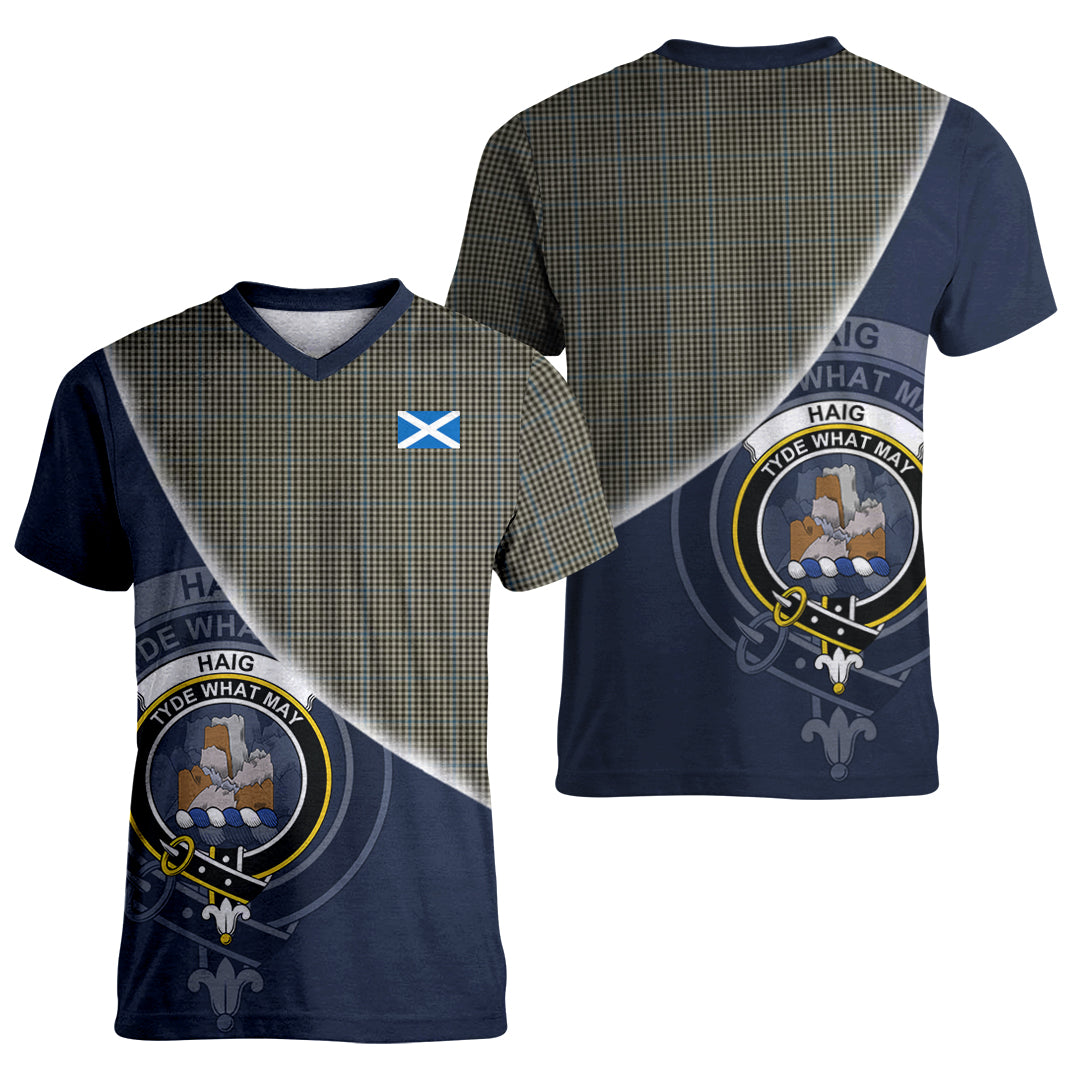 Printivon Haig Tartan Scottish Crest T Shirt