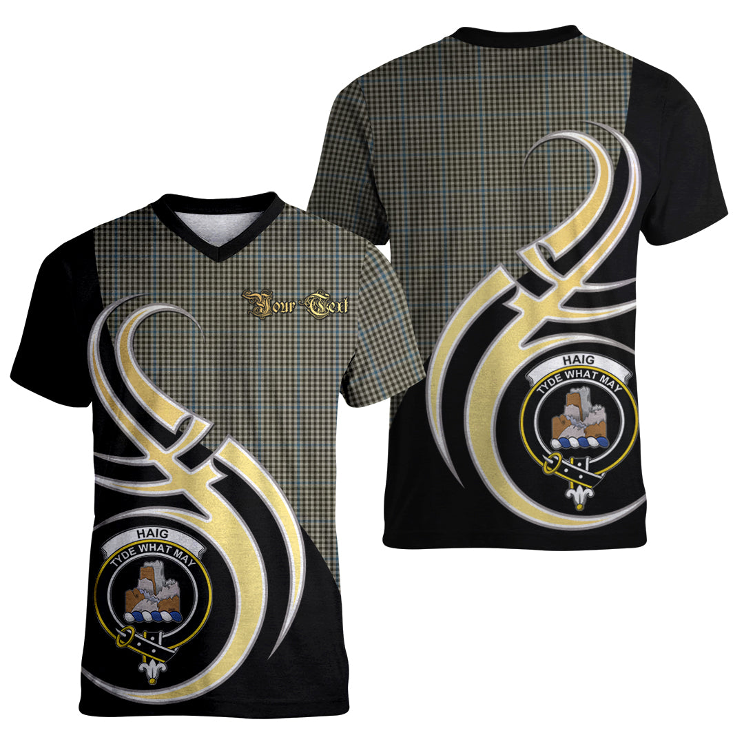 Printivon Haig Tartan Crest Believe In Me T Shirt
