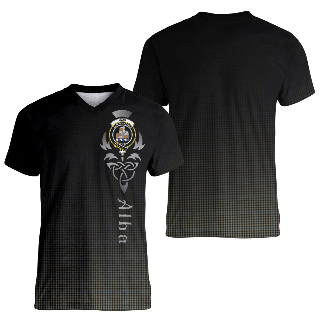 Printivon Haig Tartan Crest Alba Celtic T Shirt