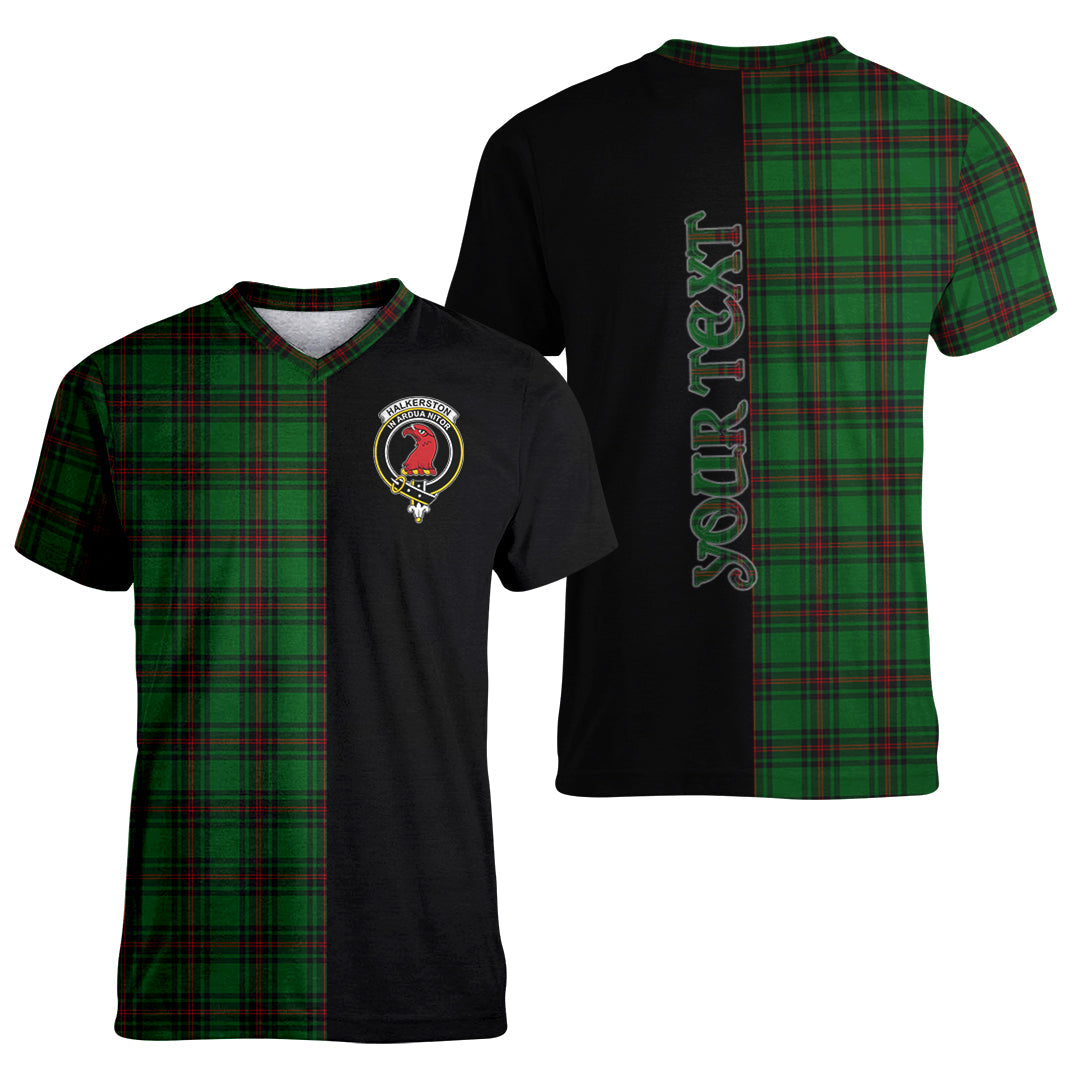 Printivon Halkerston Tartan Personalize Half T shirt