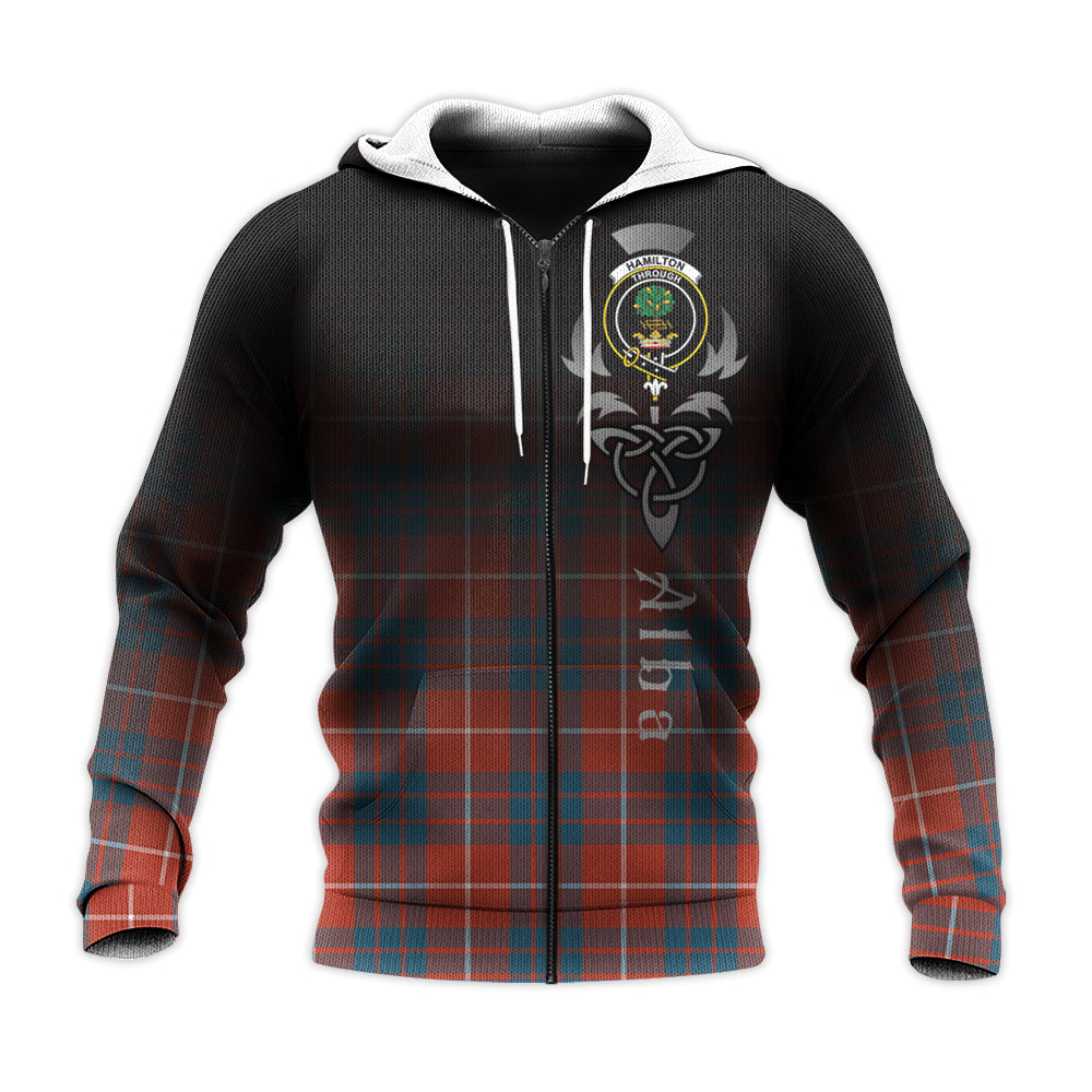Printivon Hamilton Ancient Tartan Crest Alba Celtic Hoodie