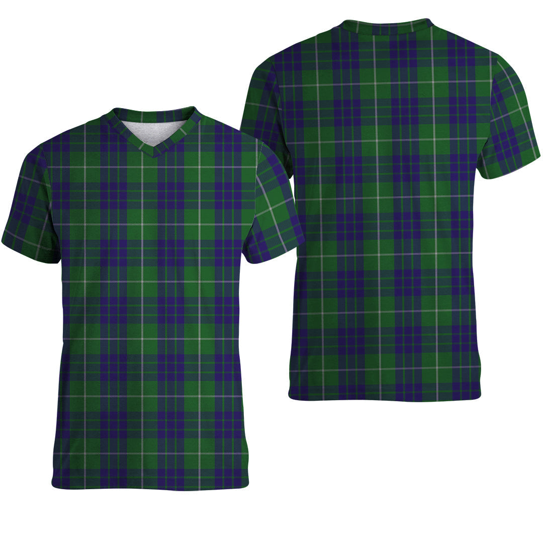 Printivon Hamilton Green Hunting Tartan T Shirt