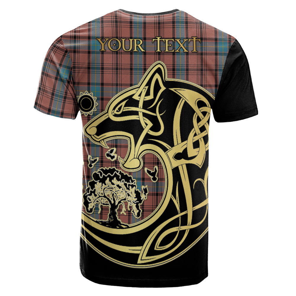 Printivon Hannay Dress Crest Celtic Wolf Tartan T Shirt Custom Your Text