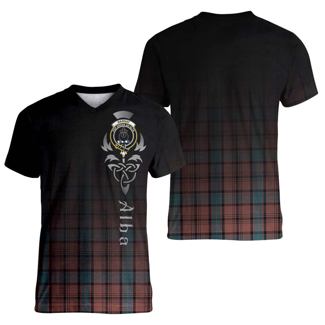 Printivon Hannay Dress Tartan Crest Alba Celtic T Shirt