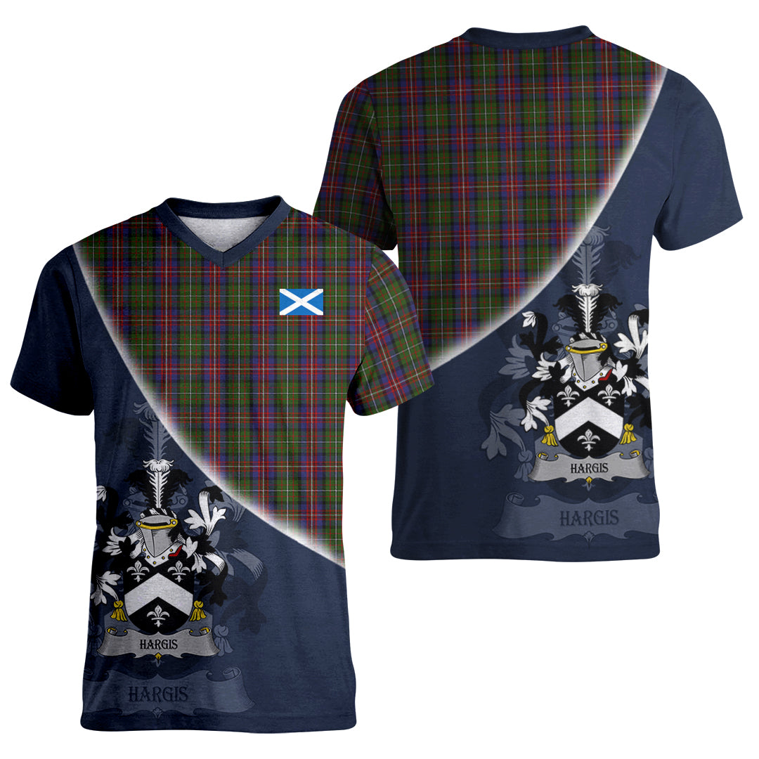 Printivon Hargis Tartan Scottish Crest T Shirt