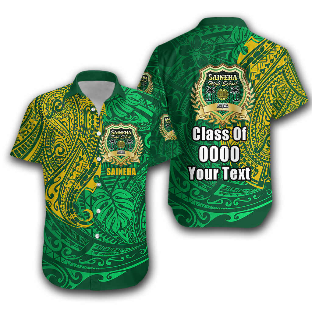 Custom Personalised Saineha Tonga Hawaiian Shirt Polynesian Special - Class of -