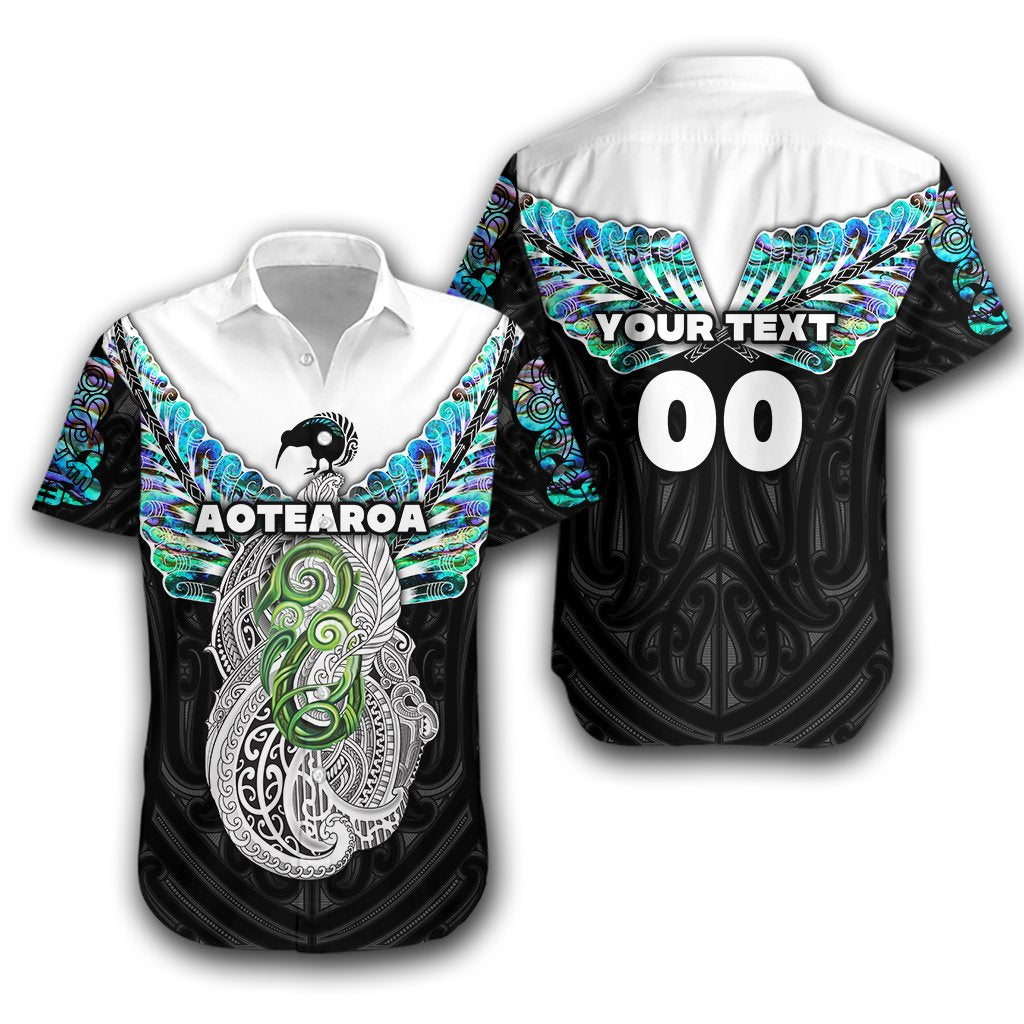 Custom Personalised Maori Aotearoa Hawaiian Shirt New Zealand Simple Sport Style