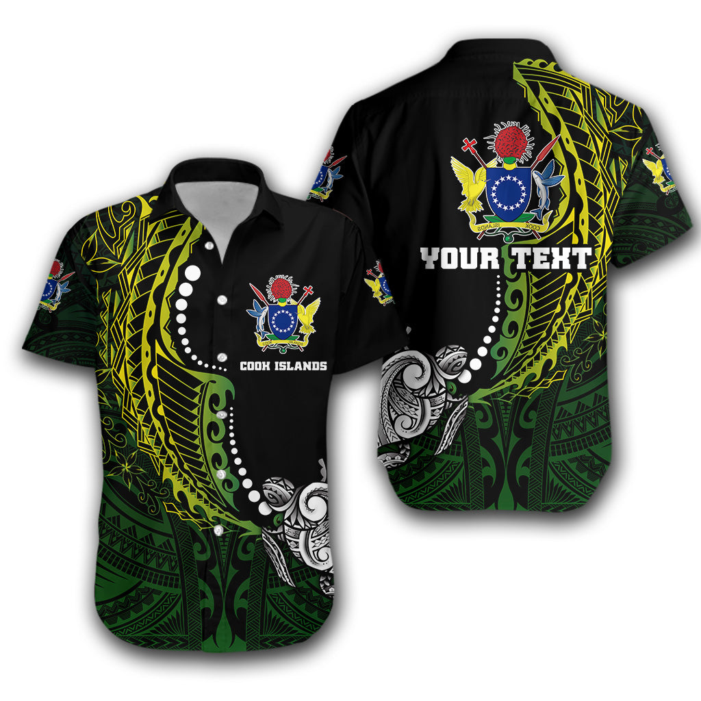 Custom Personalised Cook Islands Hawaiian Shirt Simple Style