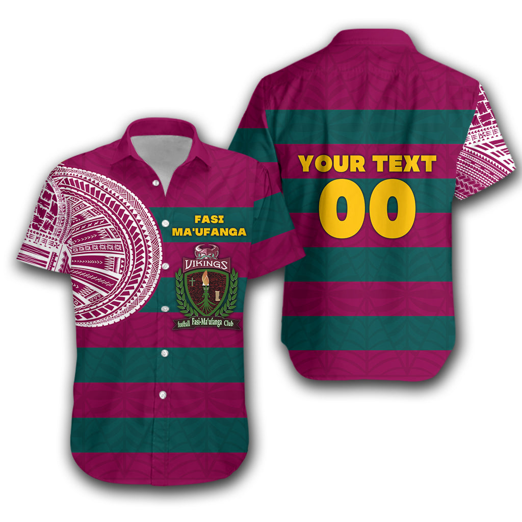 Custom Personalised Fasi Maufanga Football Hawaiian Shirt Tattoo Style