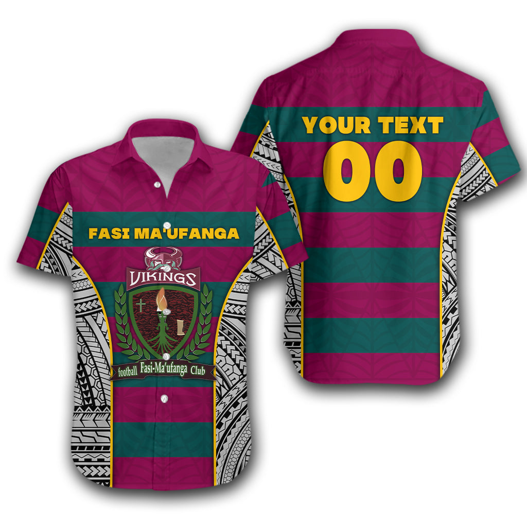 Custom Personalised Fasi Maufanga Football Hawaiian Shirt Polynesian Style