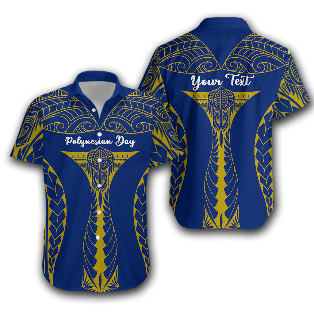 Custom Personalised Polynesian Day Hawaiian Shirt Elegant Style -
