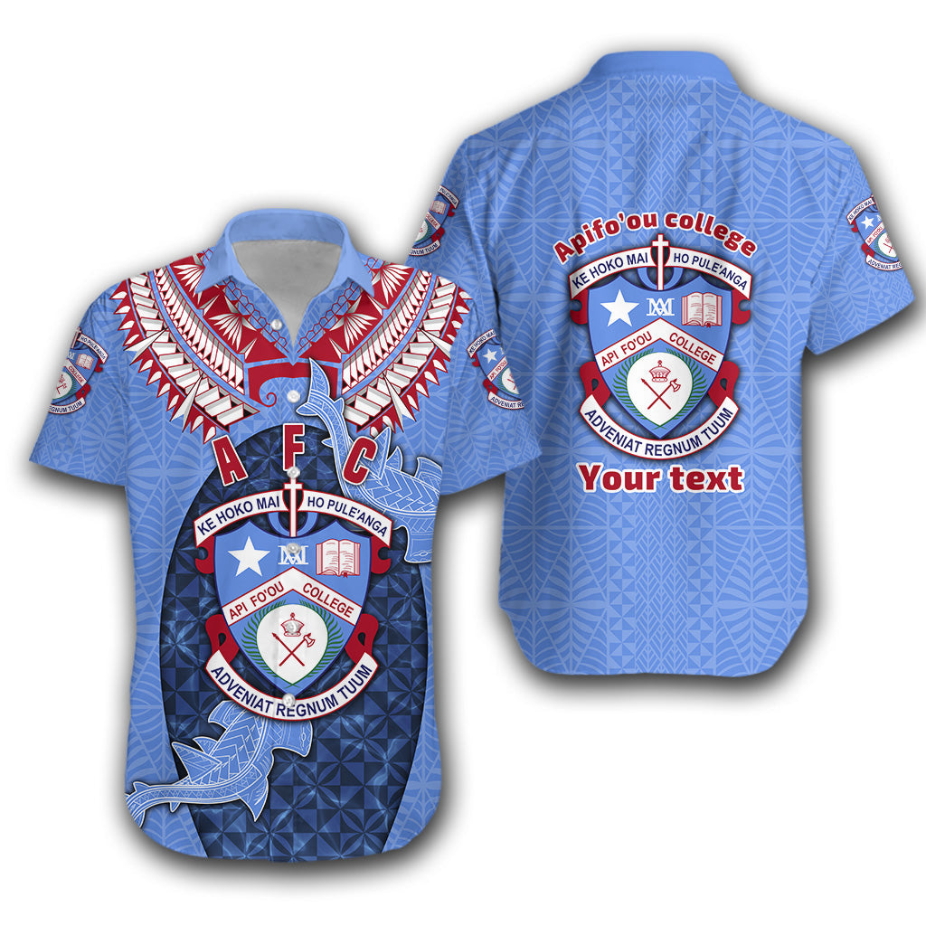 Custom Personalised Tonga Apifo'ou College Hawaiian Shirt Special Style