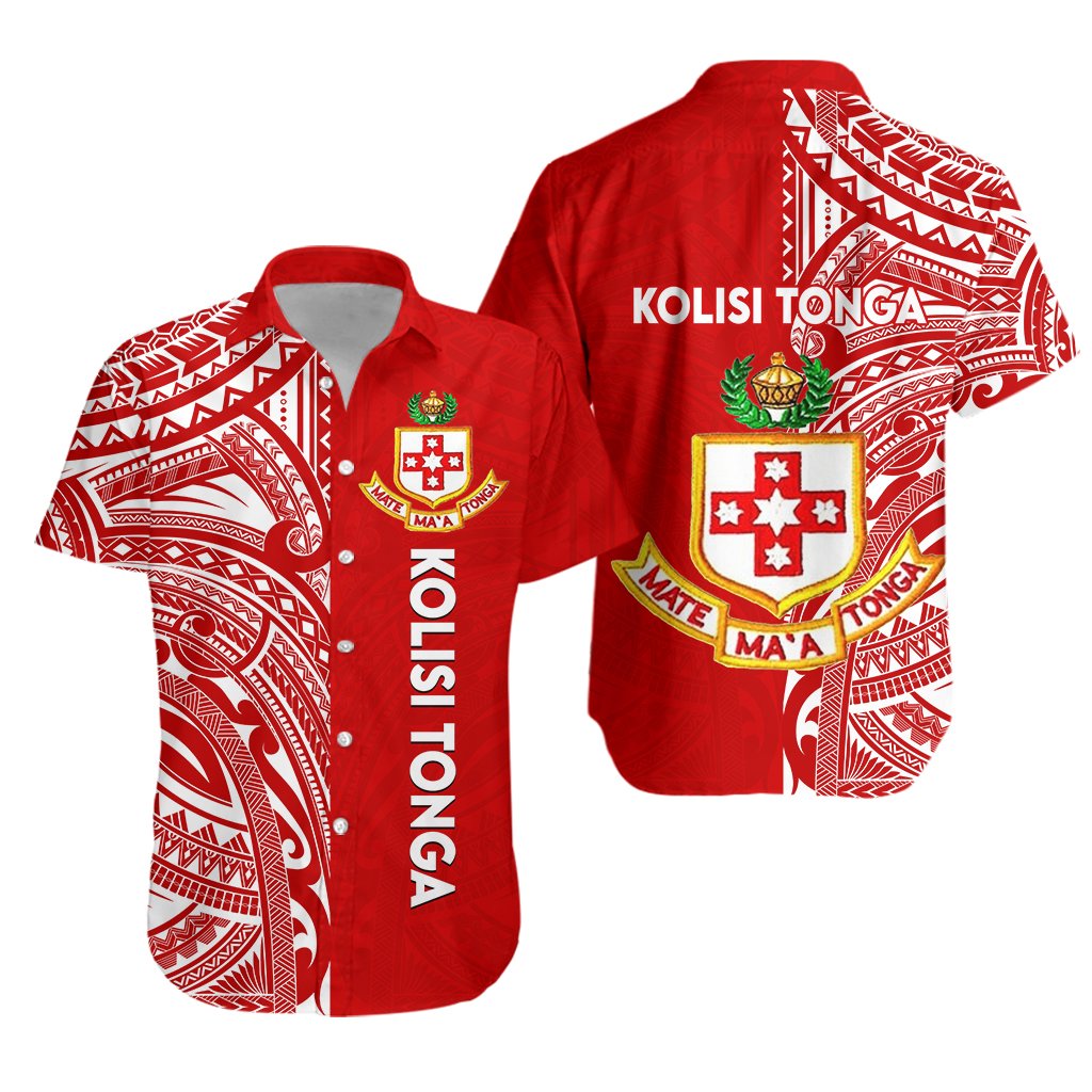 Kolisi Tonga Hawaiian Shirt Mate Ma'a Tonga Half Style