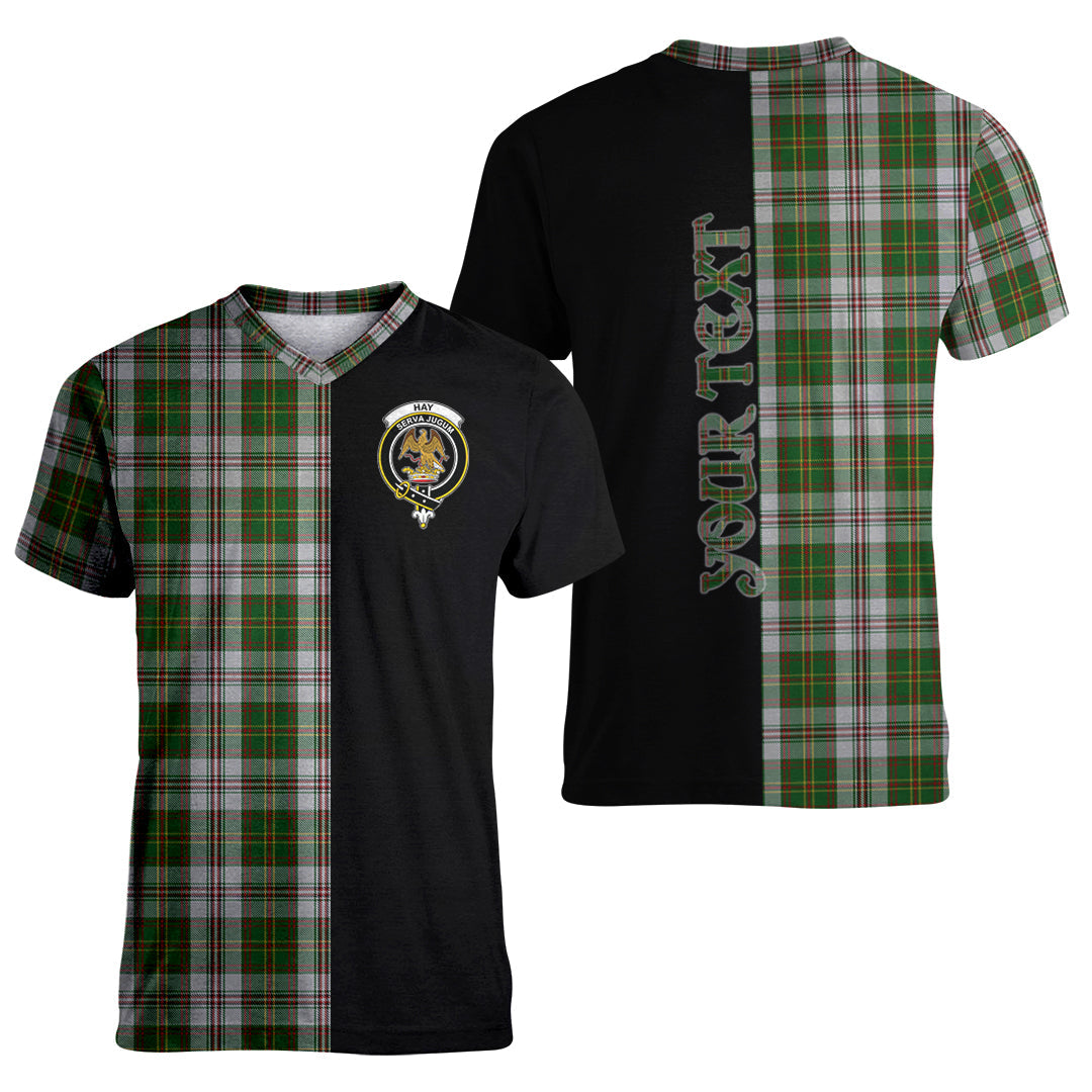 Printivon Hay White Dress Tartan Personalize Half T shirt