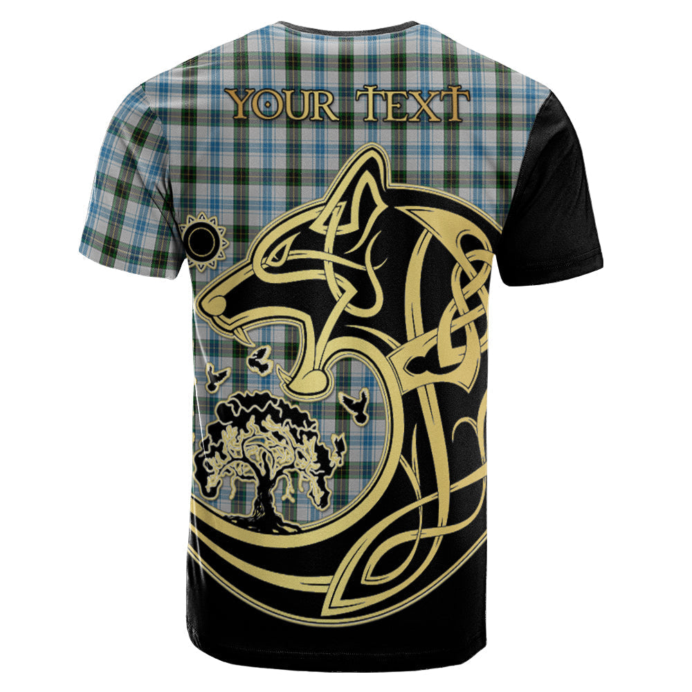 Printivon Henderson Dress Crest Celtic Wolf Tartan T Shirt Custom Your Text