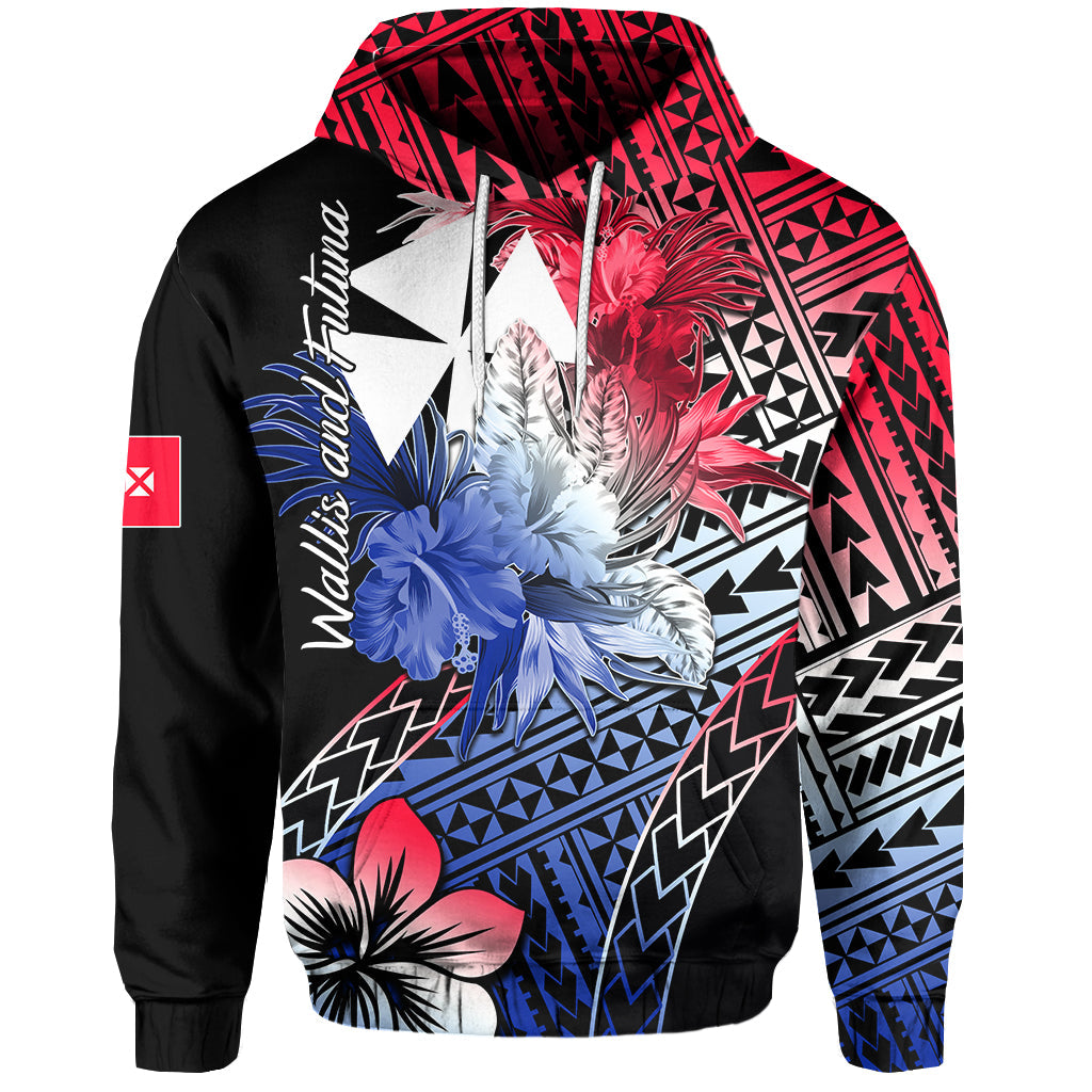 Wallis and Futuna Hoodie Hibiscus