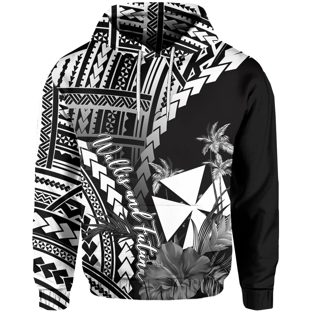 ( Personalised)Wallis and Futuna Hoodie Polynesian Style White Color