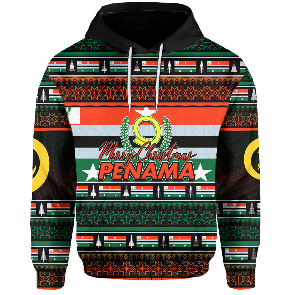 Penama Province Hoodie Of Vanuatu Christmas
