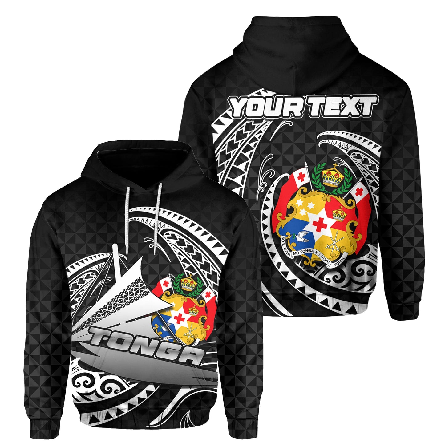 Custom Text Tonga Emancipation Day Hoodie Kalia No.2