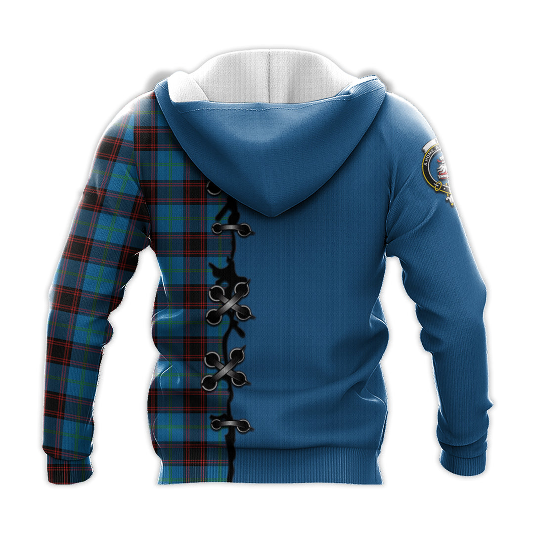 Printivon Home Ancient Tartan Hoodie Lion Rampant And Celtic Thistle Style