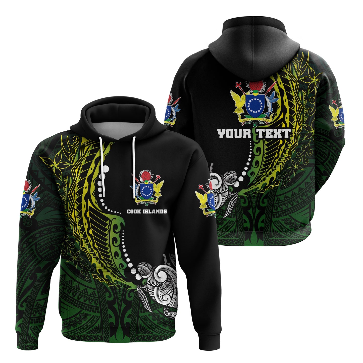 ( Personalised) Cook Islands Hoodie Simple Style
