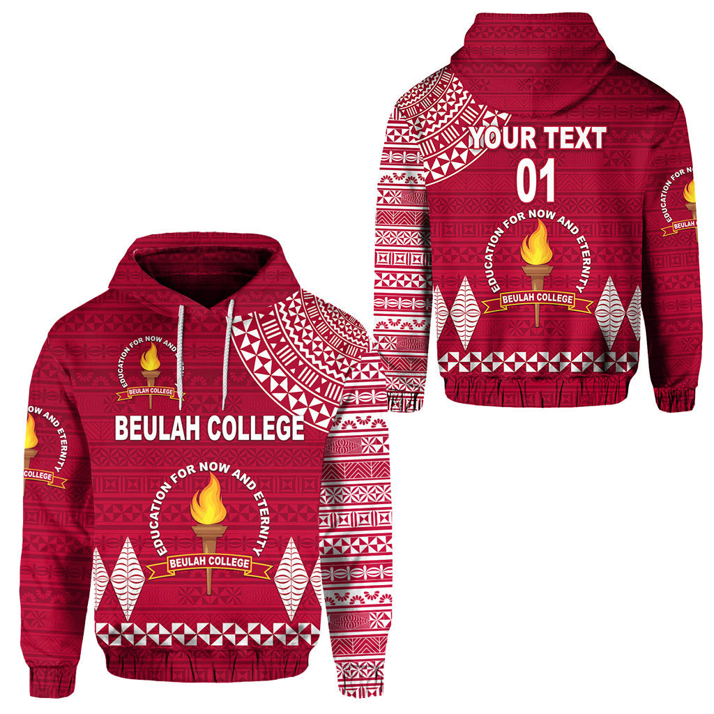 Custom Text Tonga Beulah College Hoodie Simple Style, Custom Text And Number