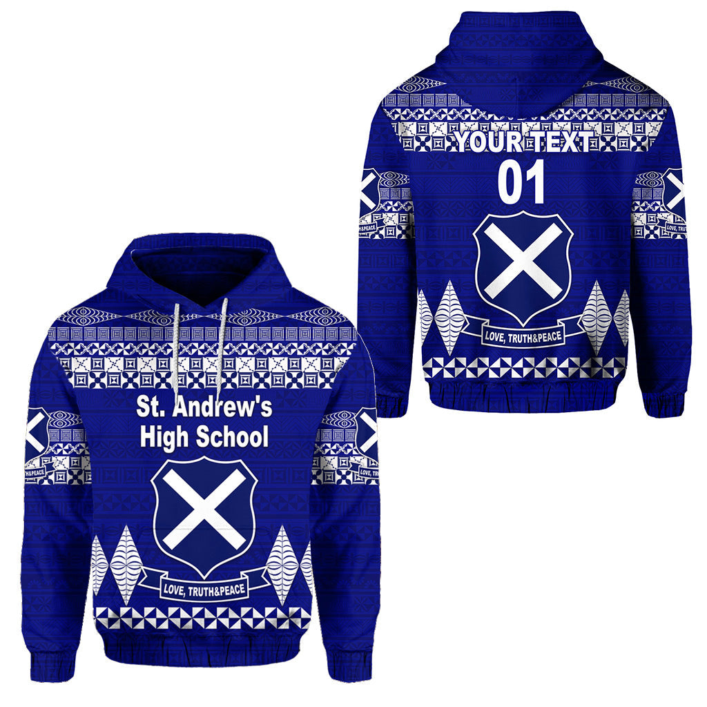 ( Personalised) St. Andrew's High School Hoodie Simple Tongan Kupesi