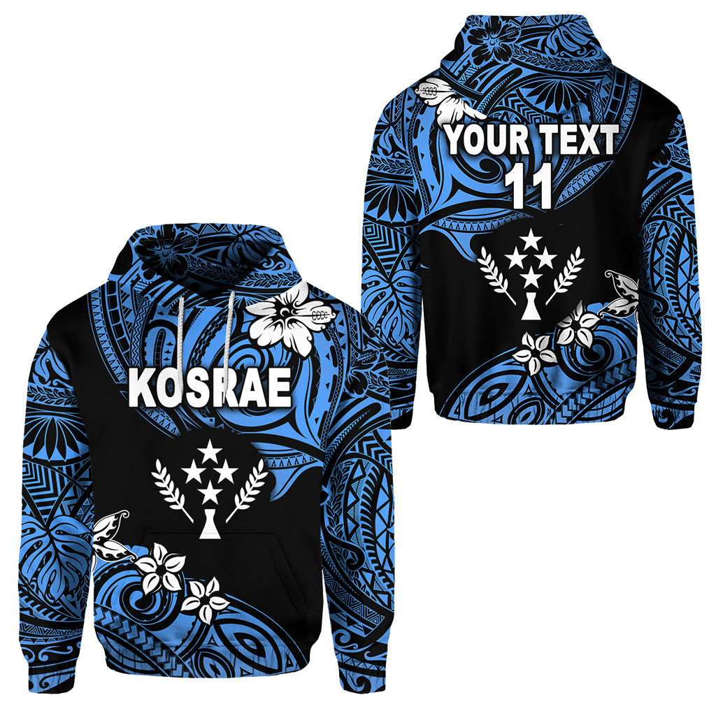 Custom Text FSM Kosrae Hoodie Unique Vibes Blue