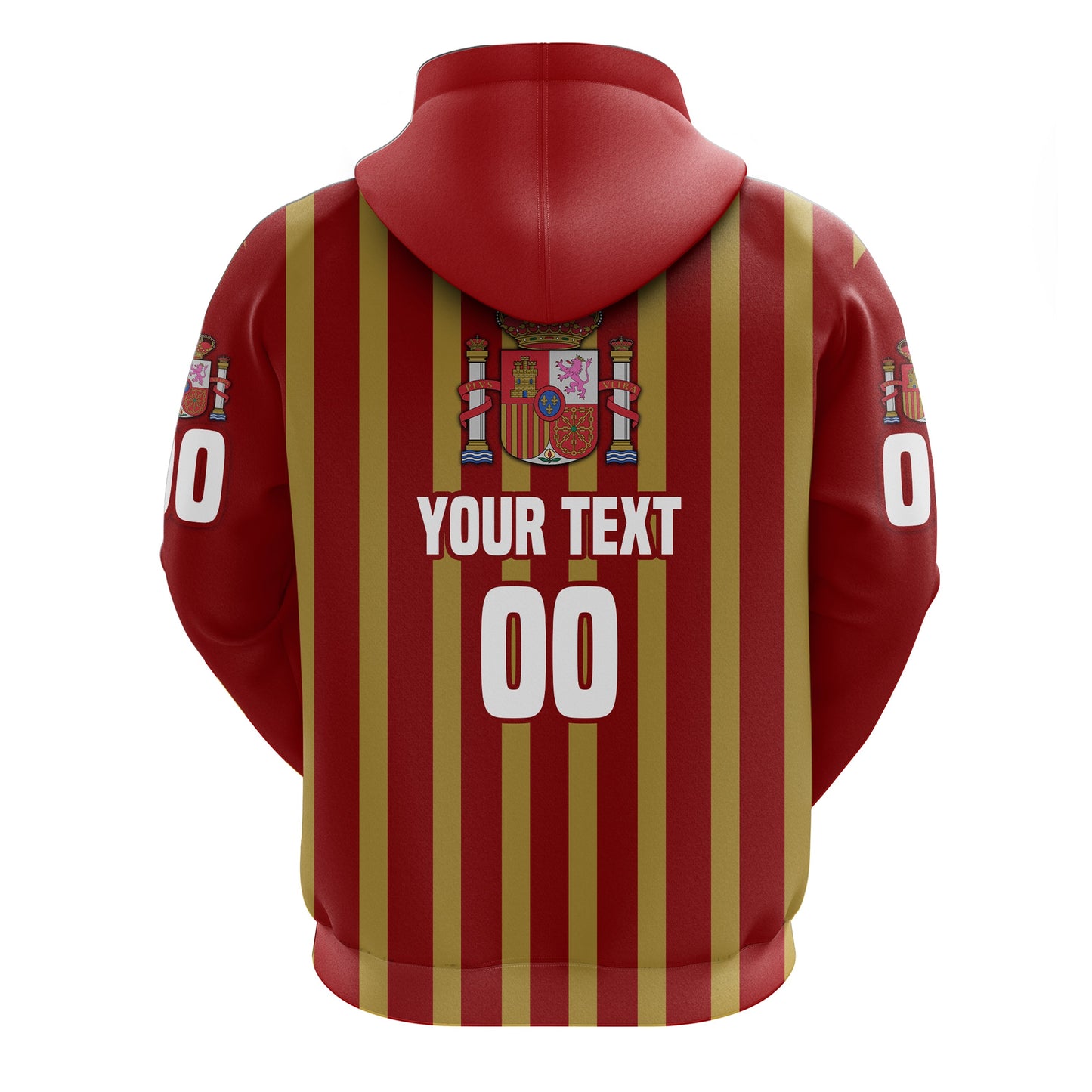 Custom Spain Football 2021 Zip Hoodie Special Style