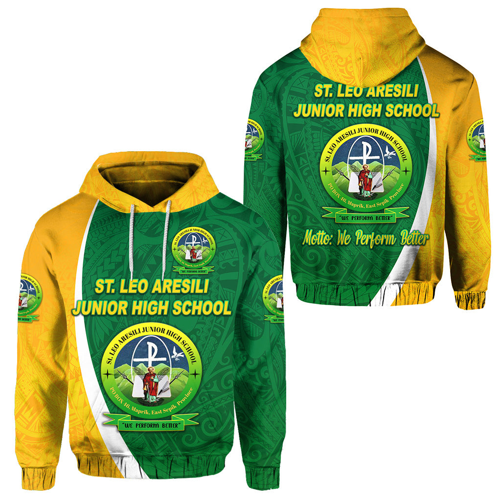 St. Leo Aresili Junior High School Hoodie Simple Style