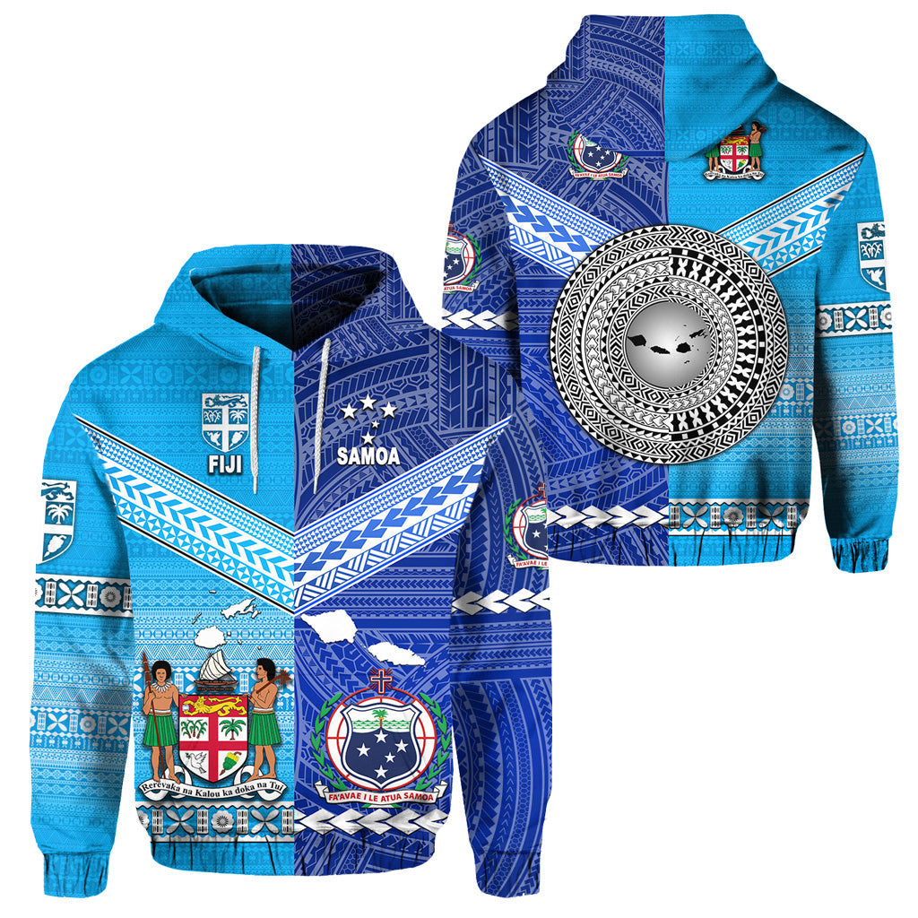 Fiji and Samoa Hoodie Together