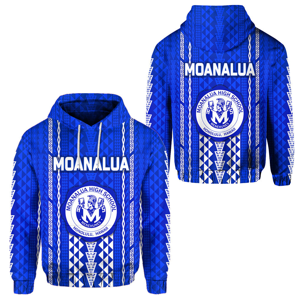 Hawaii Moanalua High School Hoodie Simple Style