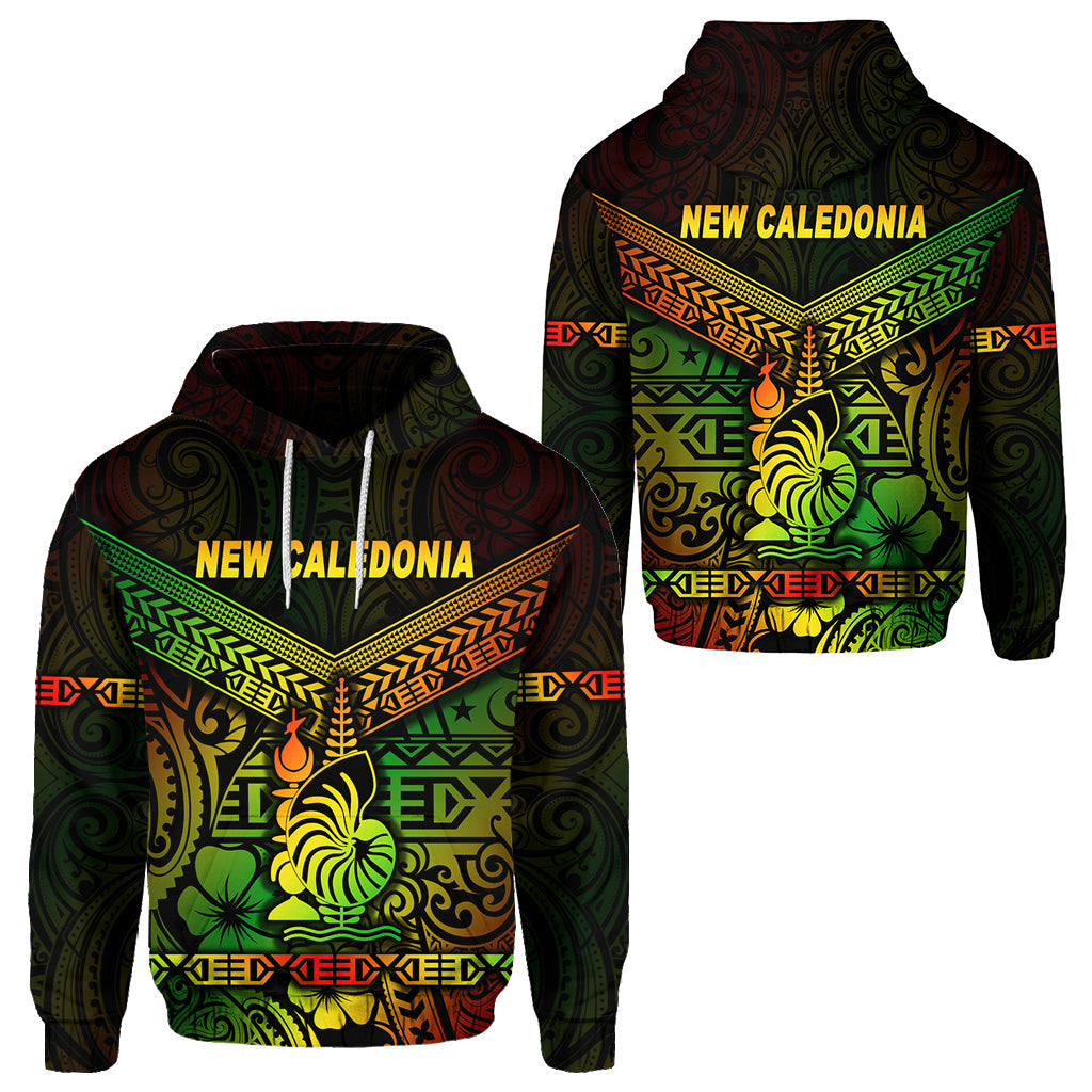 New Caledonia Hoodie Simple Style Reggae