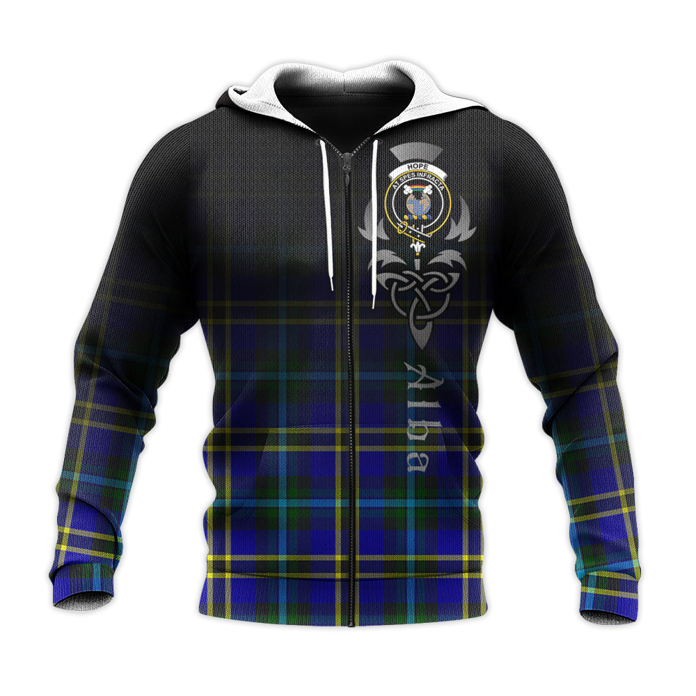 Printivon Hope Modern Tartan Crest Alba Celtic Hoodie