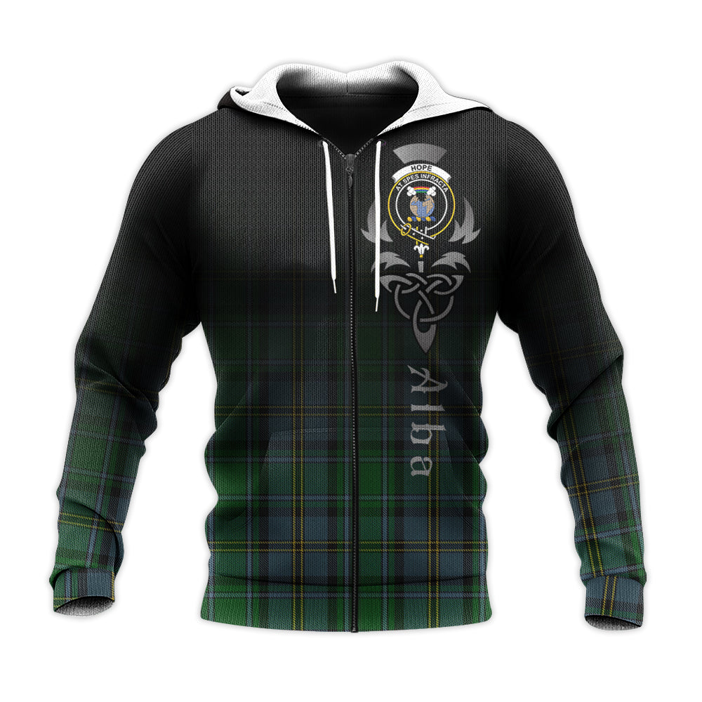 Printivon Hope Vere Tartan Crest Alba Celtic Hoodie