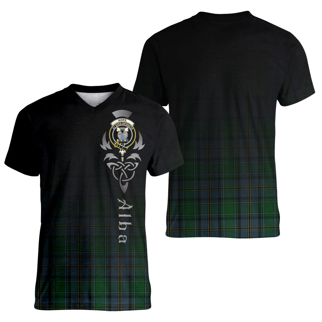 Printivon Hope Vere Tartan Crest Alba Celtic T Shirt