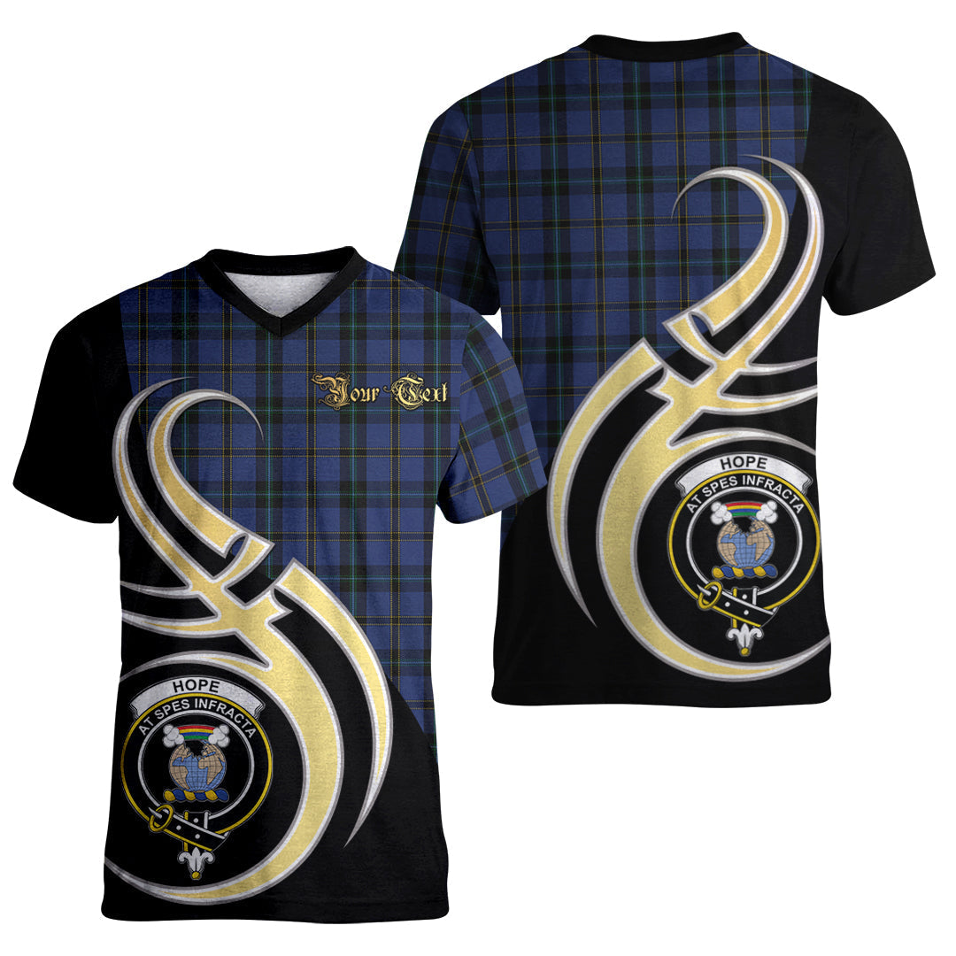Printivon Hope (Vere Weir) Tartan Crest Believe In Me T Shirt