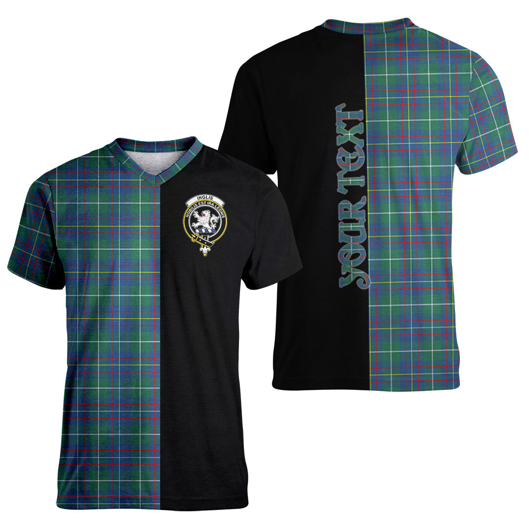 Printivon Inglis Ancient Tartan Personalize Half T shirt