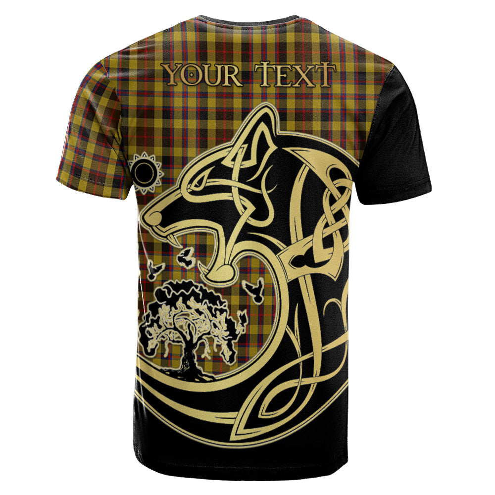 Printivon Jardine Crest Celtic Wolf Tartan T Shirt Custom Your Text