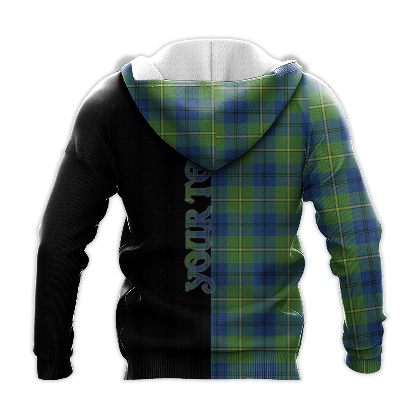 Printivon Johnston Ancient Tartan Personalize Half Hoodie