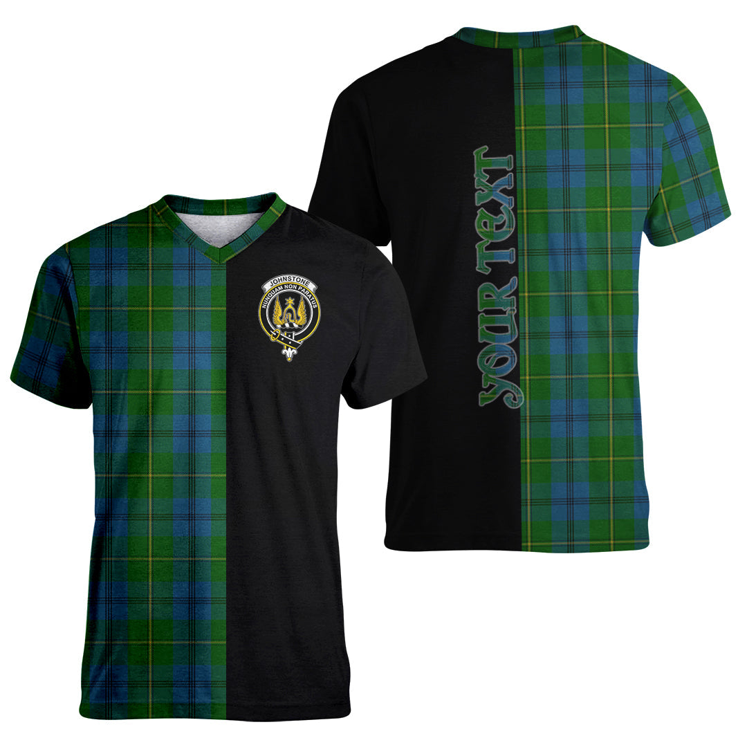 Printivon Johnstone Tartan Personalize Half T shirt