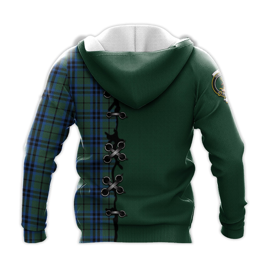 Printivon Keith Tartan Hoodie Lion Rampant And Celtic Thistle Style