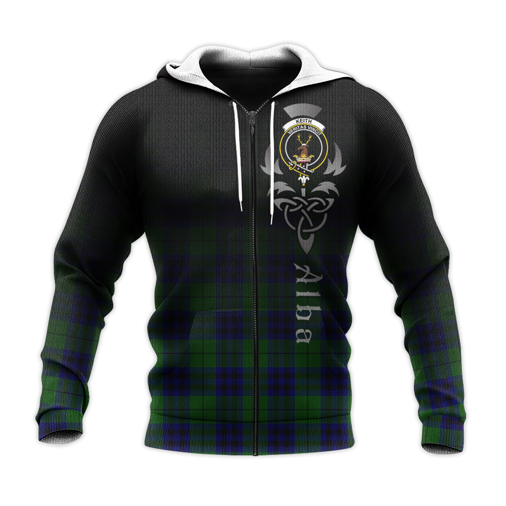 Printivon Keith Modern Tartan Crest Alba Celtic Hoodie