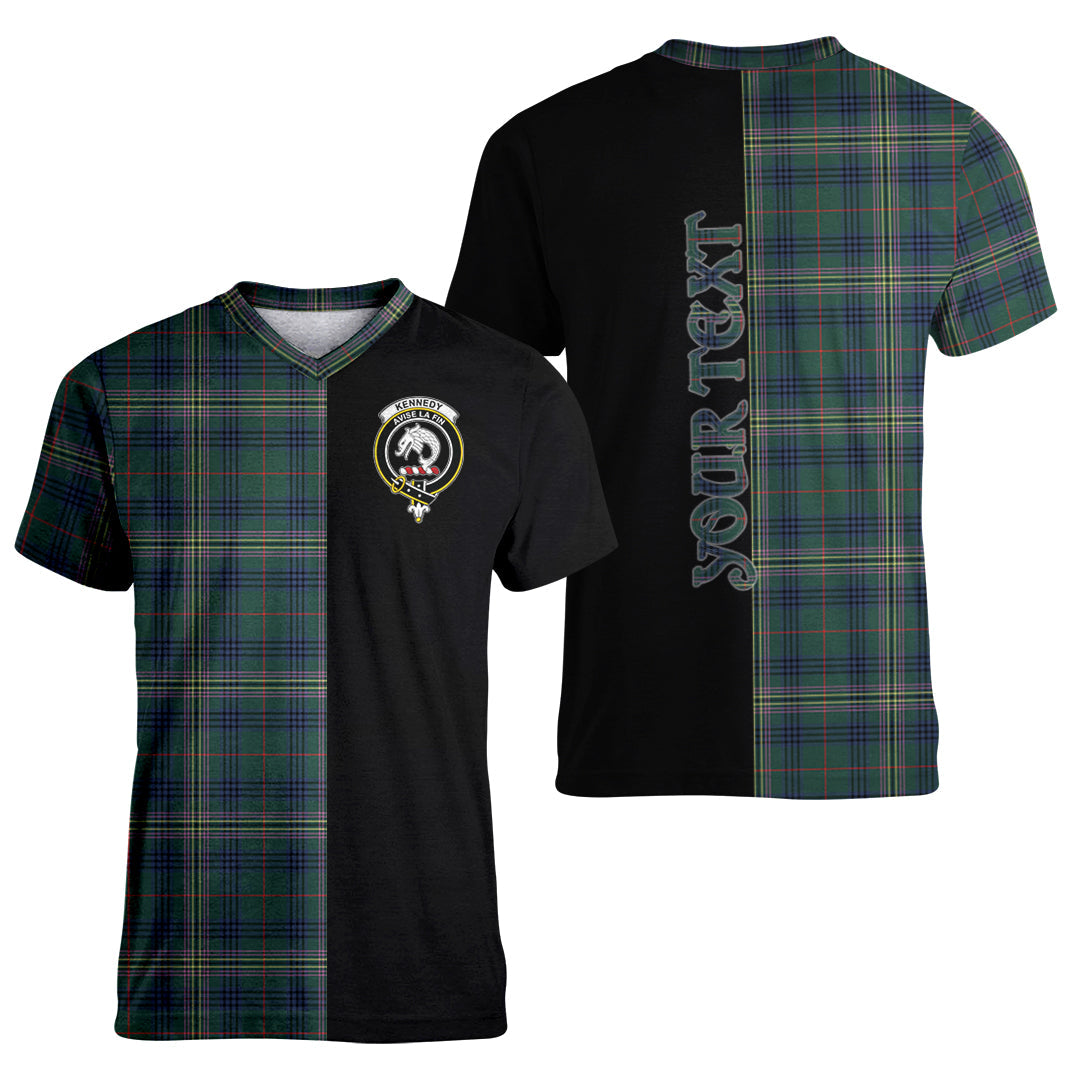 Printivon Kennedy Modern Tartan Personalize Half T shirt