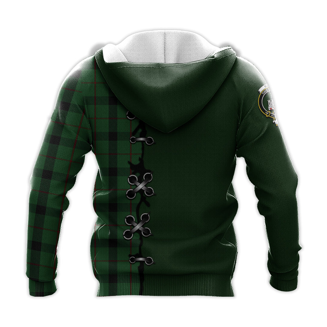 Printivon Kincaid Tartan Hoodie Lion Rampant And Celtic Thistle Style
