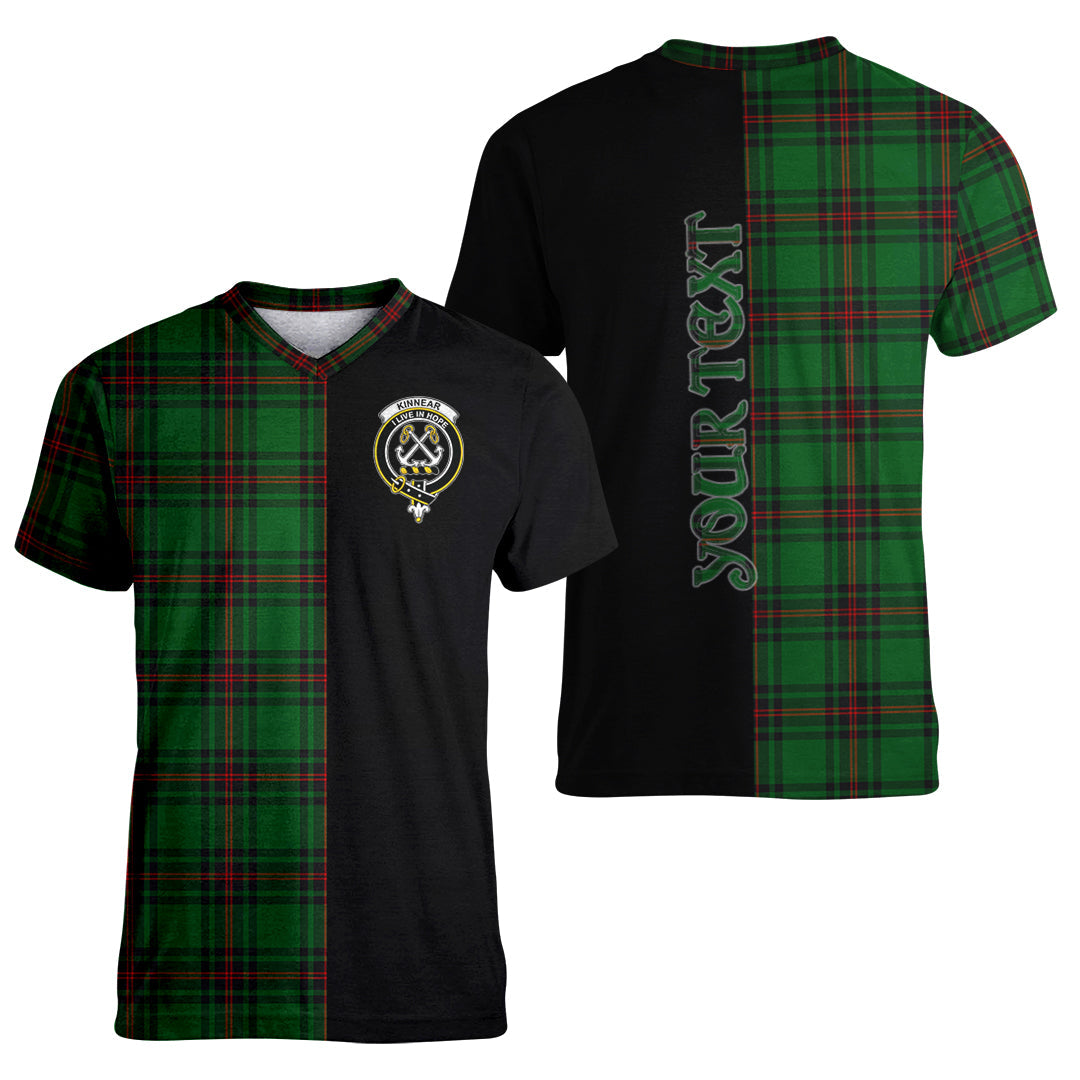 Printivon Kinnear Tartan Personalize Half T shirt