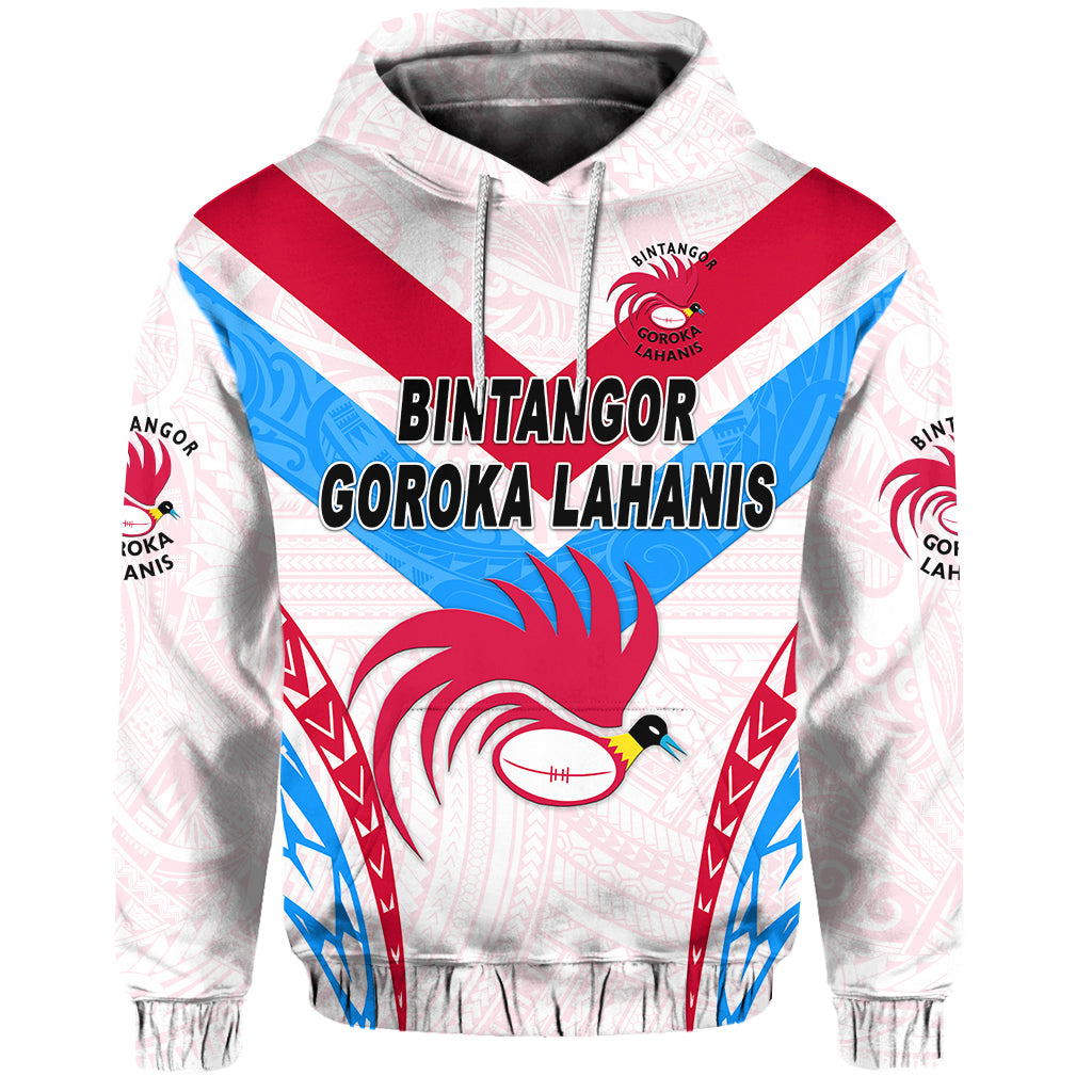 Papua New Guinea Bintangor Goroka Lahanis Hoodie Rugby Original Style White