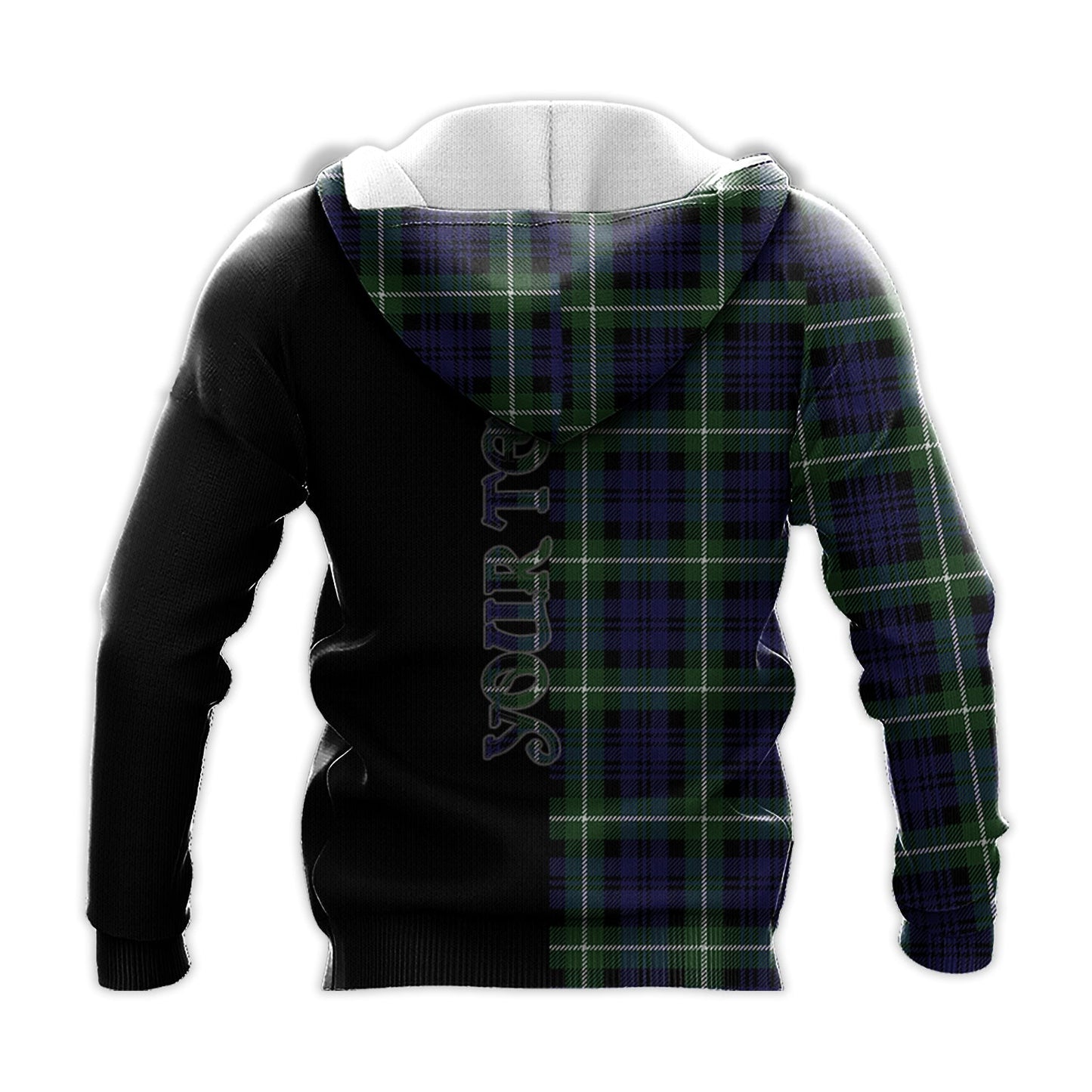 Printivon Lammie Tartan Personalize Half Hoodie