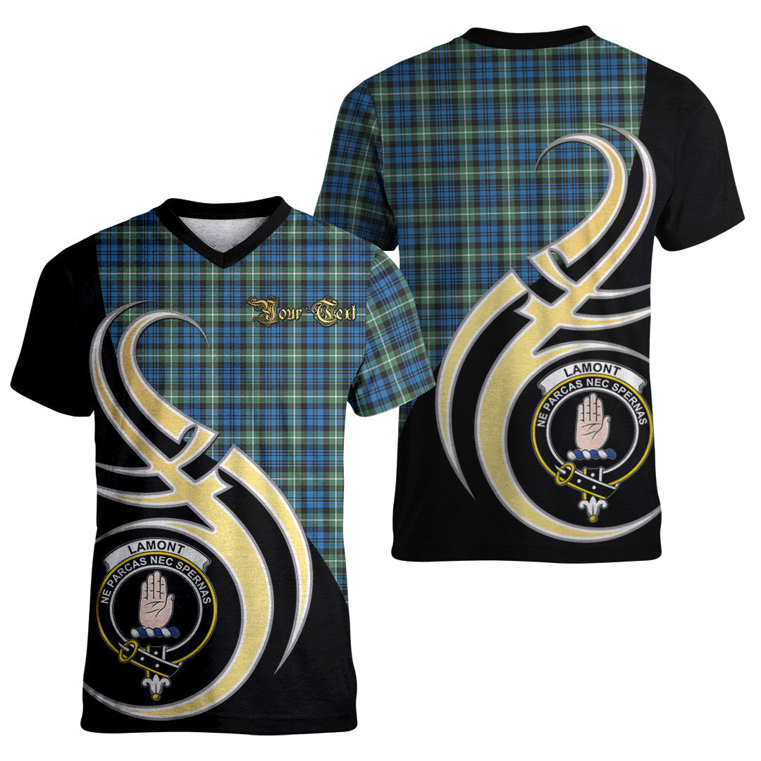 Printivon Lamont Ancient Tartan Crest Believe In Me T Shirt
